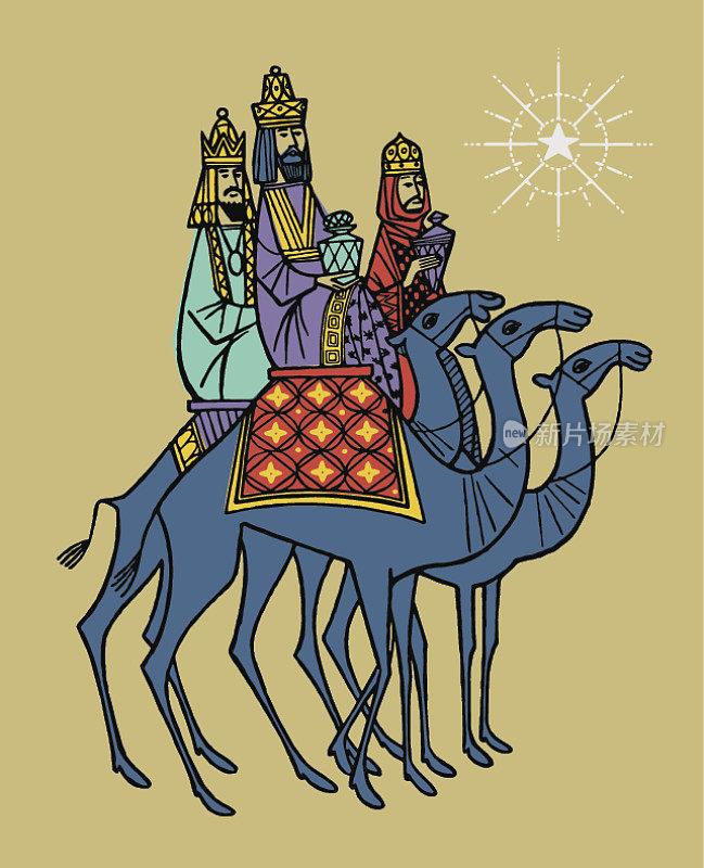 骆驼上的三位智者