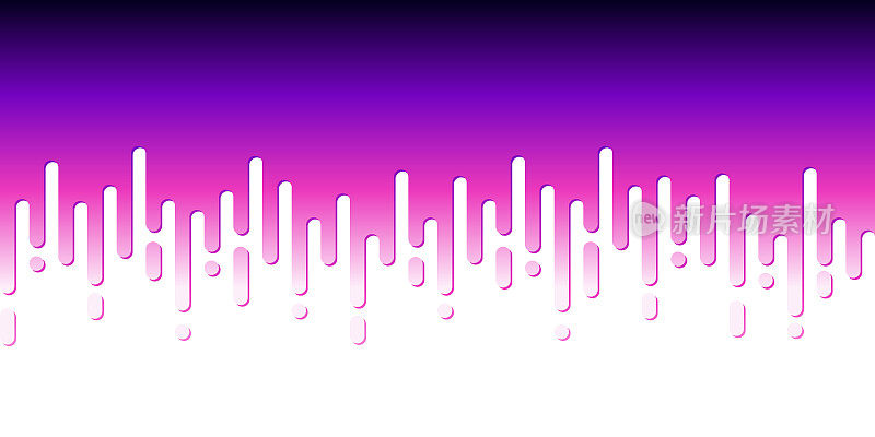 抽象圆角线-半色调过渡-紫色无缝背景