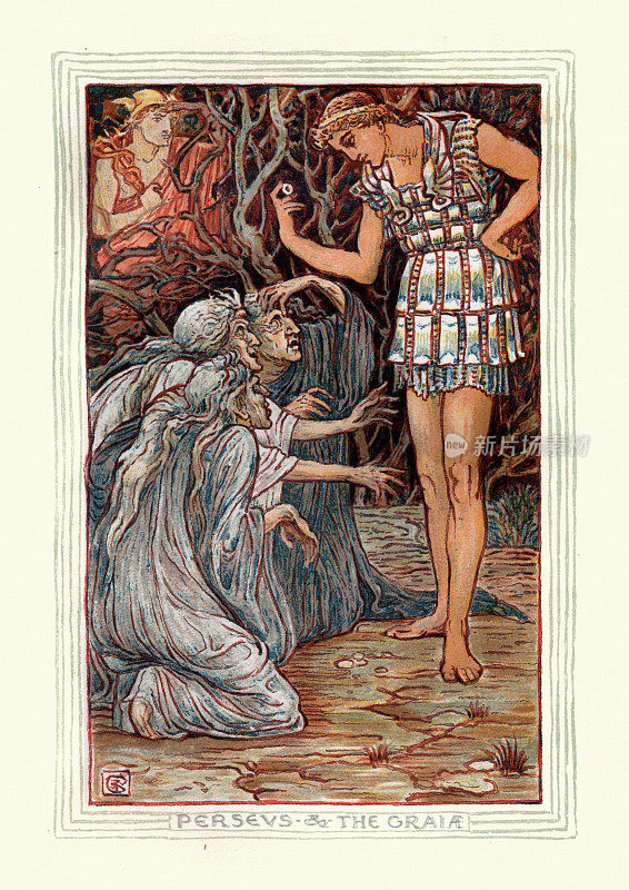 希腊神话中，珀尔修斯偷走了格雷埃或灰色女巫的眼睛