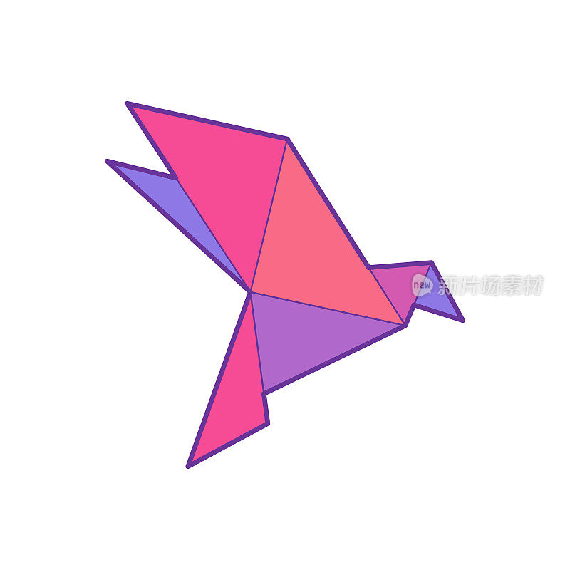 折纸鸟设计