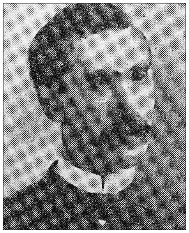 著名人物的古董肖像:威廉・托马斯・克劳福德