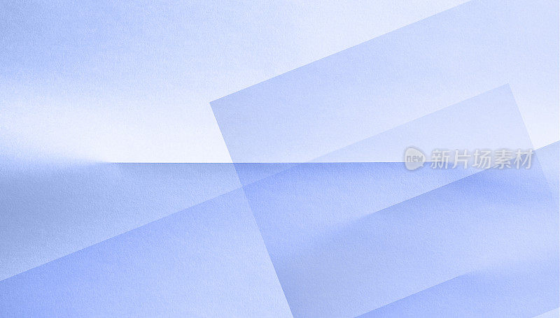 重叠蓝色的纸柔软的触摸抽象