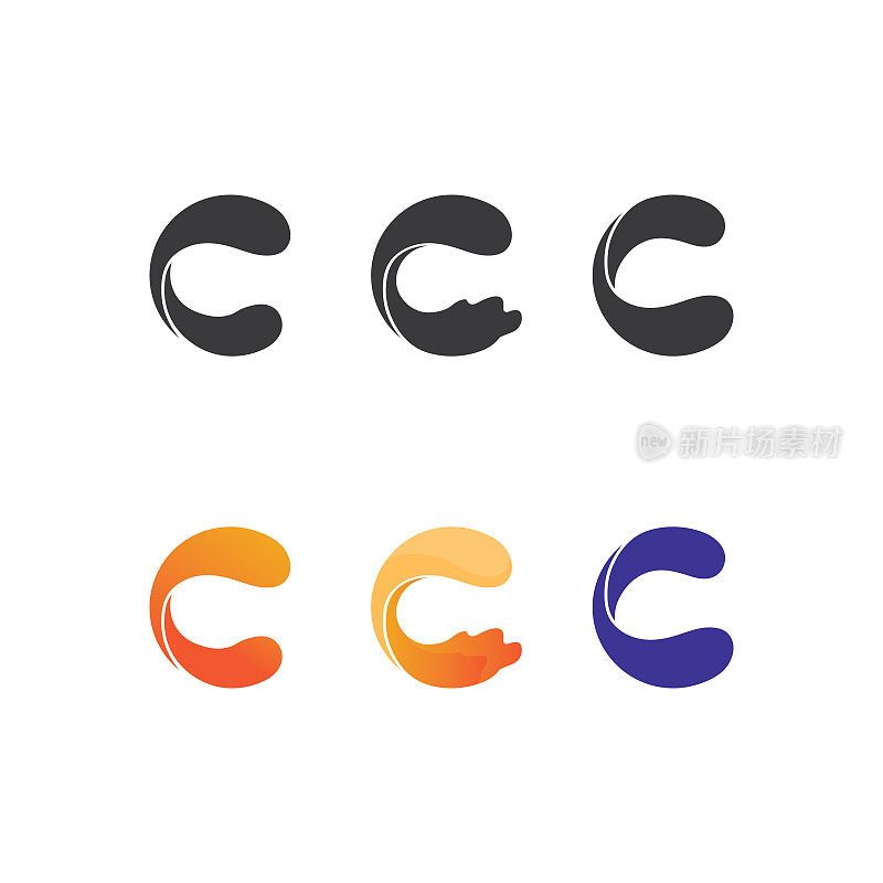 C标志为维C字体和C字母标识设计企业