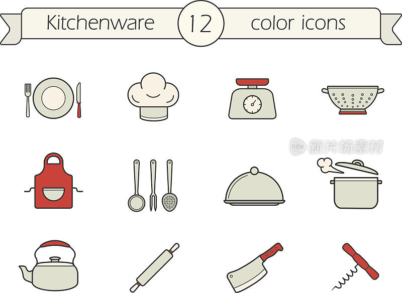 厨房工具图标