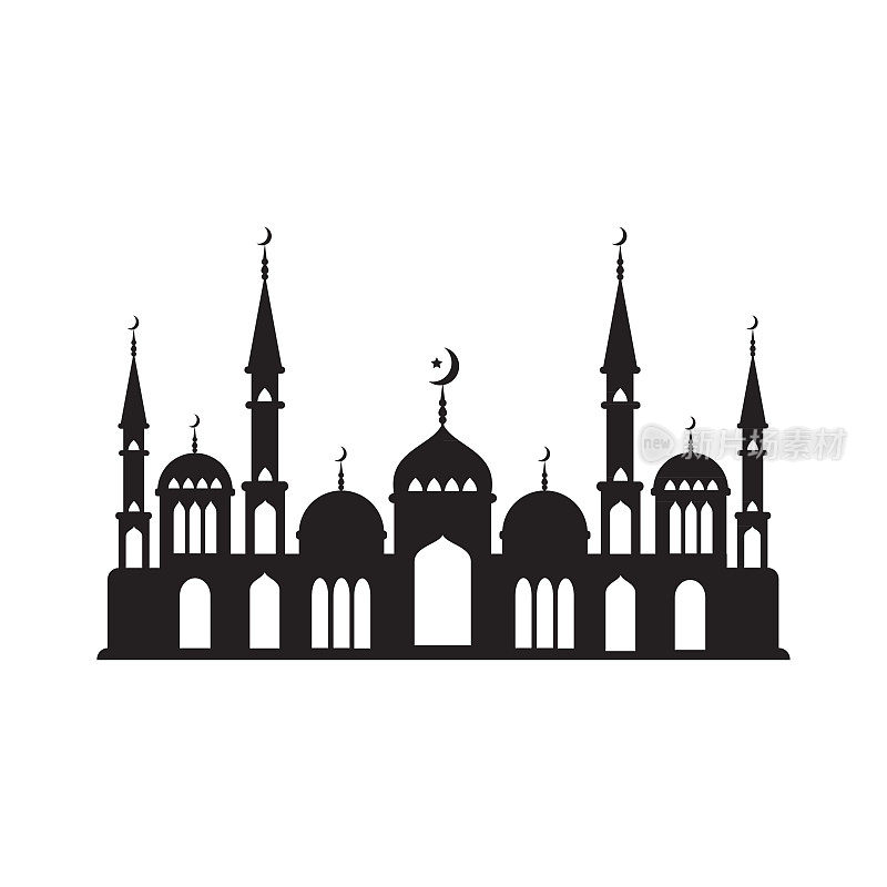 象征穆斯林清真寺