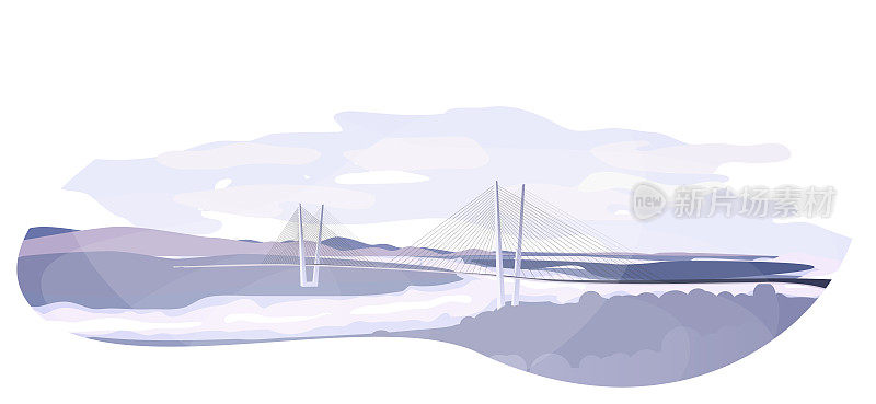 金桥——横跨海参崴金角湾的斜拉桥