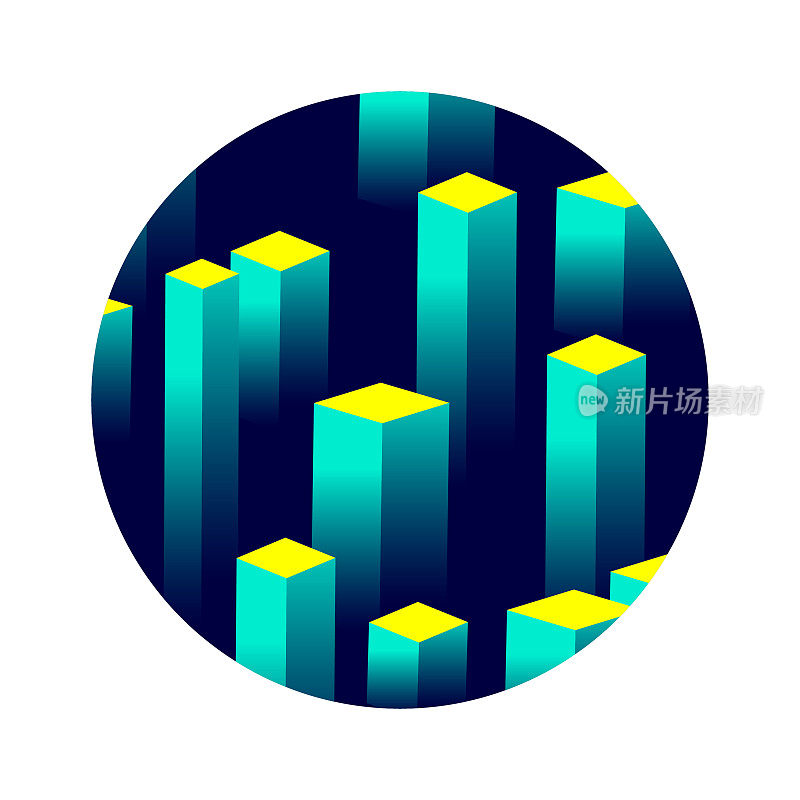 现代抽象背景圆设计