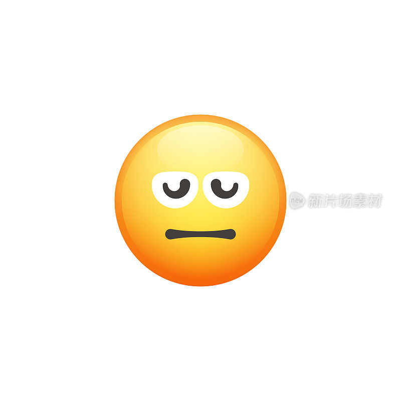 Emoticon裁剪设计元素可爱和色彩渐变