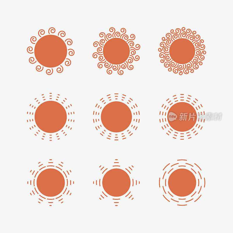 太阳图标