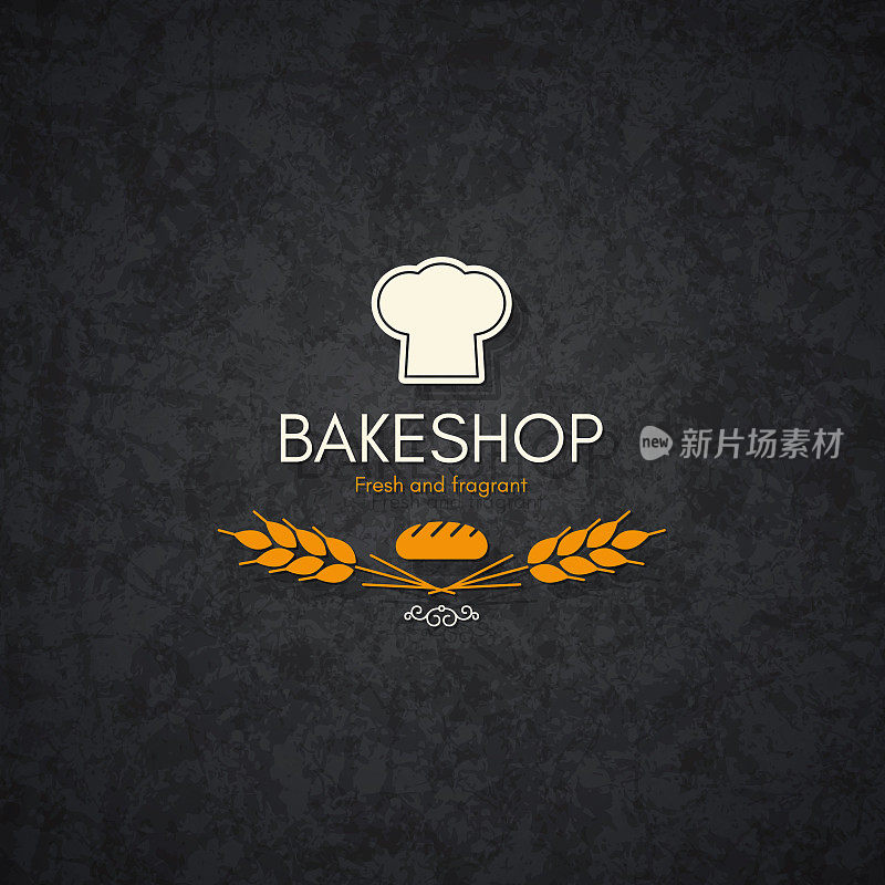 面包店和面包店的标志