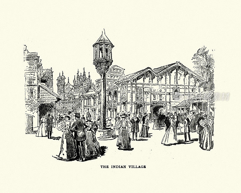 1895年在伦敦伯爵宫举行的印度帝国展览