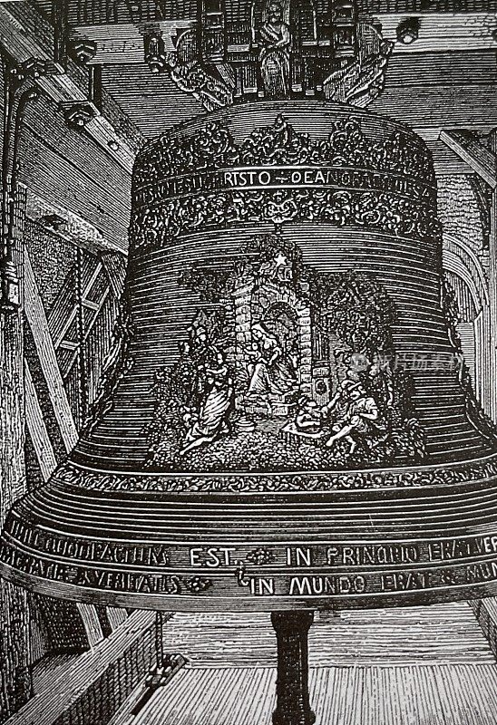 塞勒姆大教堂的钟，博登塞，耶稣诞生场景，赫戈特格洛克