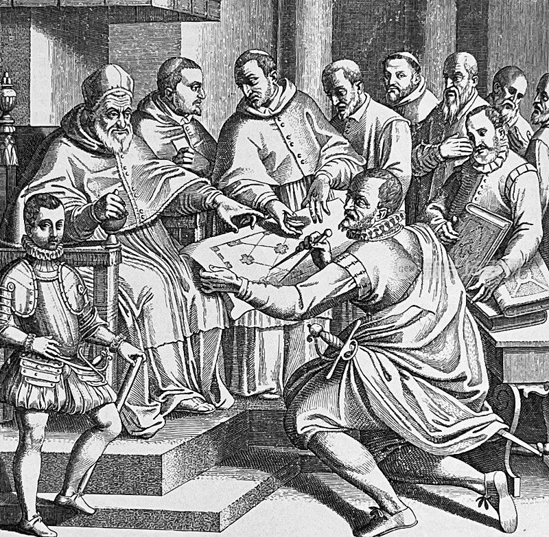 教皇西克斯图斯五世下令建造梵蒂冈图书馆