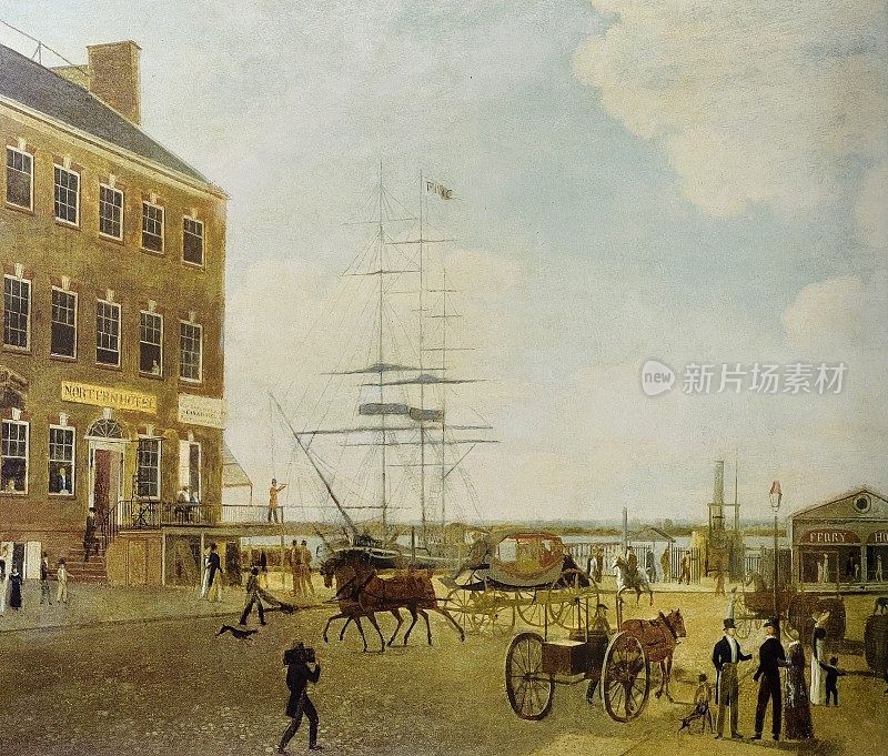 科兰特街，纽约市，1819年