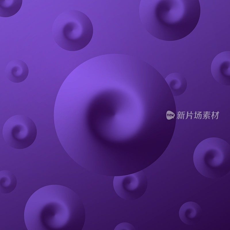 抽象渐变背景与紫色螺旋