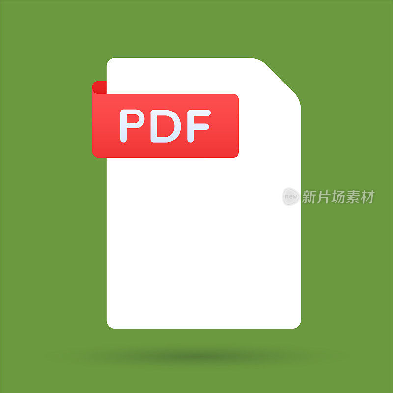 PDF文件下载文件夹图标。