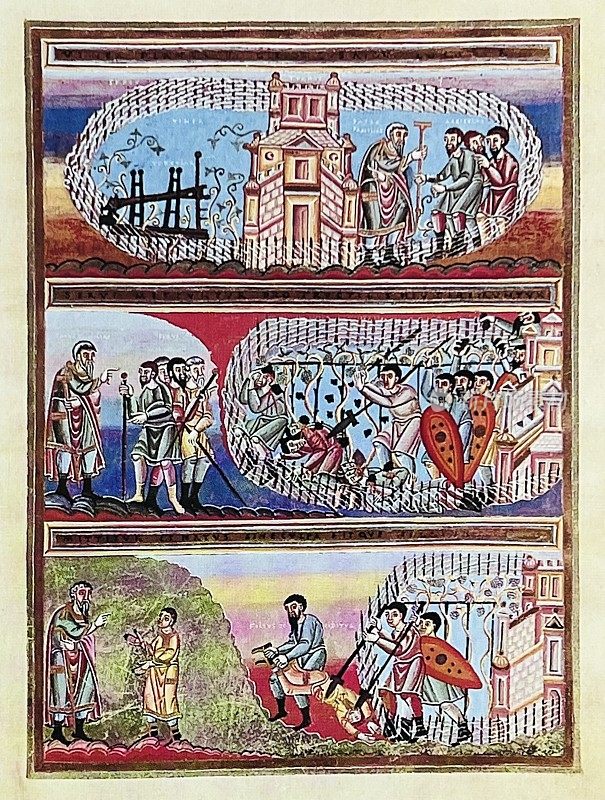 圣经插图:葡萄园的寓言，11世纪
