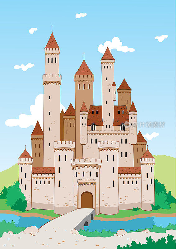 中世纪城堡景观