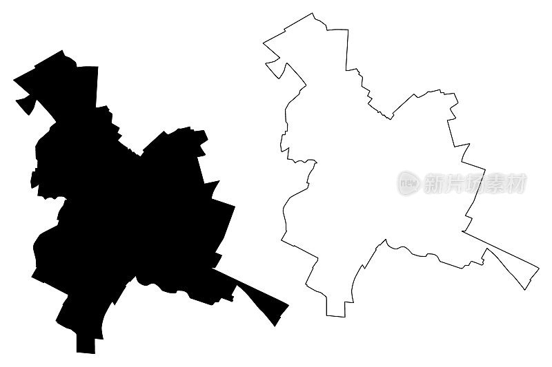 兰斯城市地图