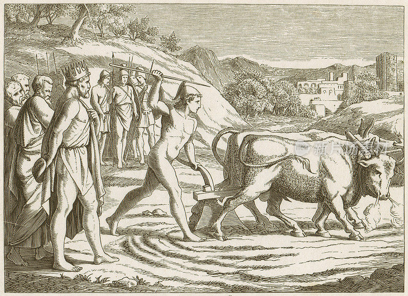 1883年出版的《杰森与埃忒斯的公牛》