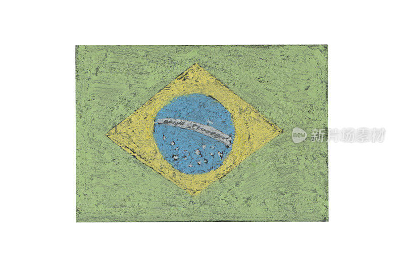巴西国旗(剪接路径)