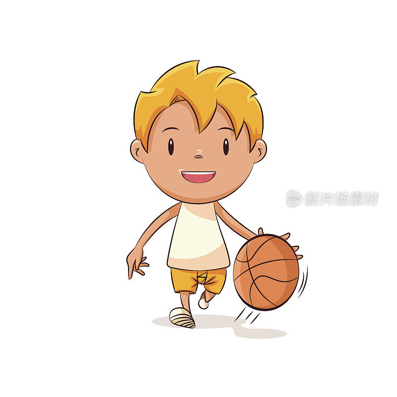 孩子打篮球