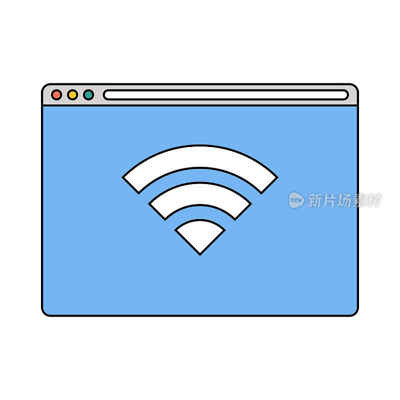 网络浏览器wifi符号