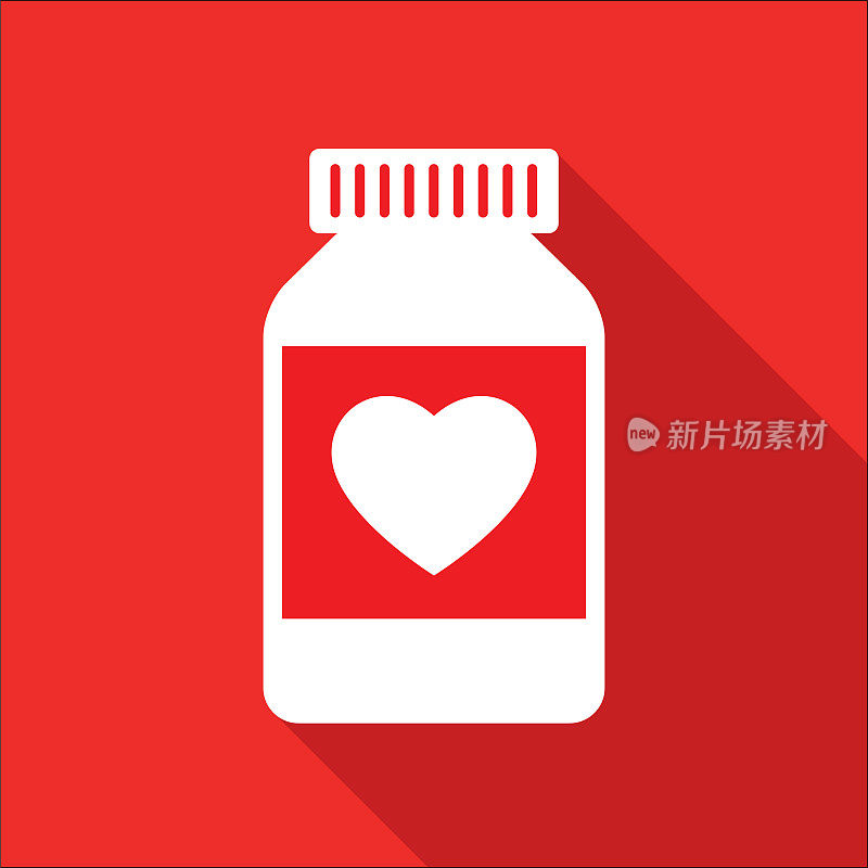 红心药瓶图标