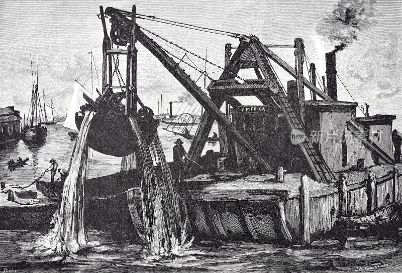纽约市，疏浚港口，1882年