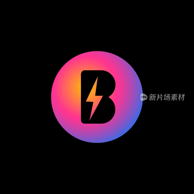 可定制的B字母Logo