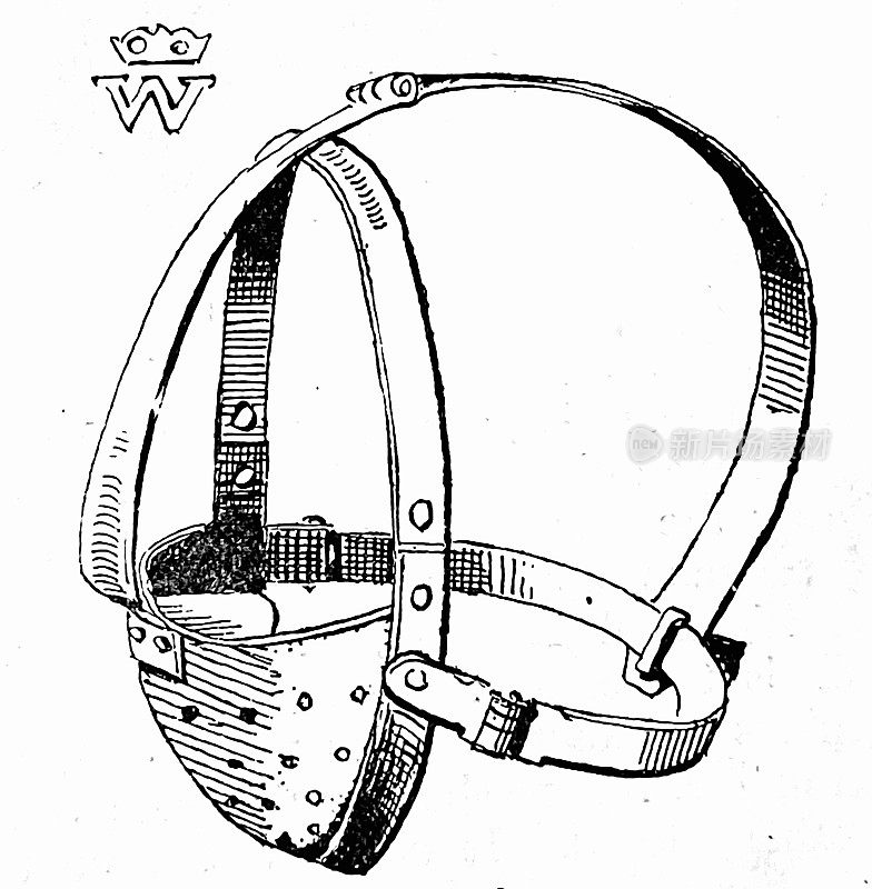 女人用的皮嘴套，中世纪用来约束爱说闲话的女人