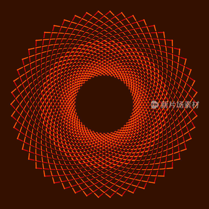 同心螺旋图标。