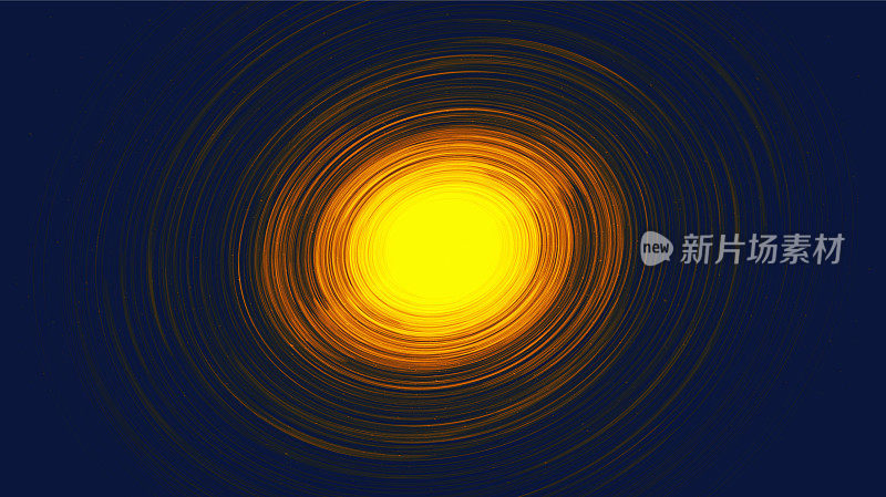 光螺旋黑洞星系背景与银河系螺旋，宇宙和星空的概念设计，矢量