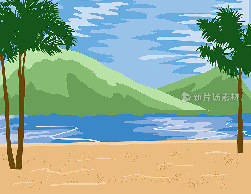 海滩风景