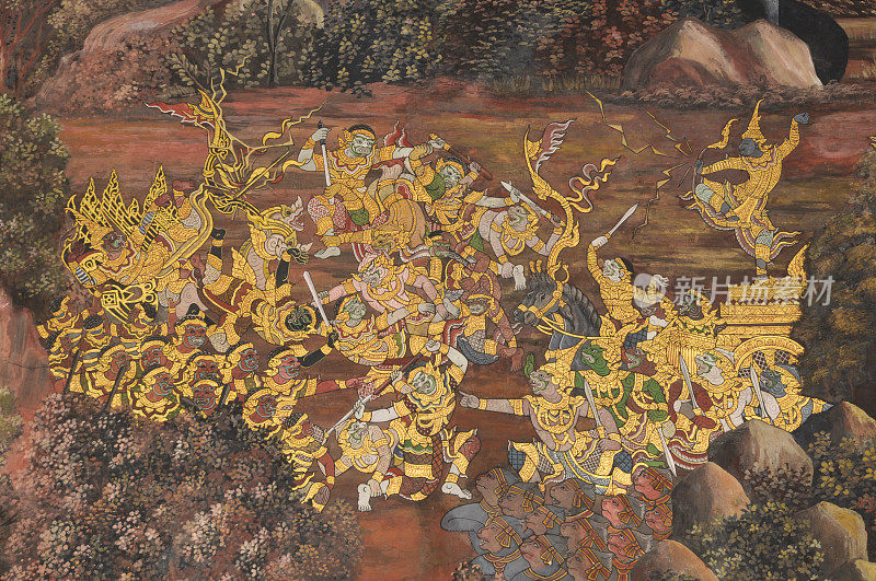 玉佛寺公共艺术绘画