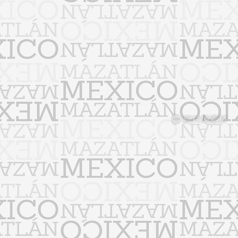墨西哥马萨特兰无缝模式