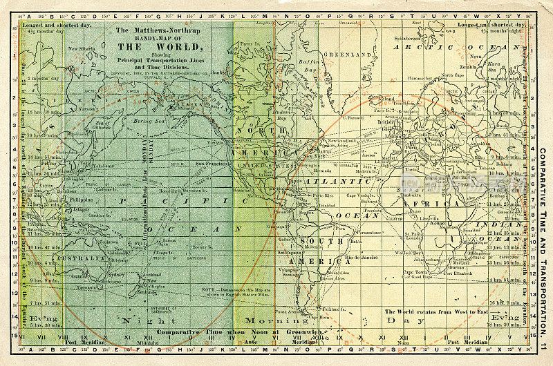 1898年的世界地图