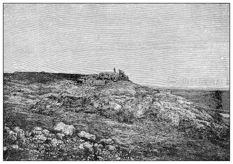 古插图的第一次意大利-埃塞俄比亚战争(1895-1896):阿扎Nefar，阿斯马拉