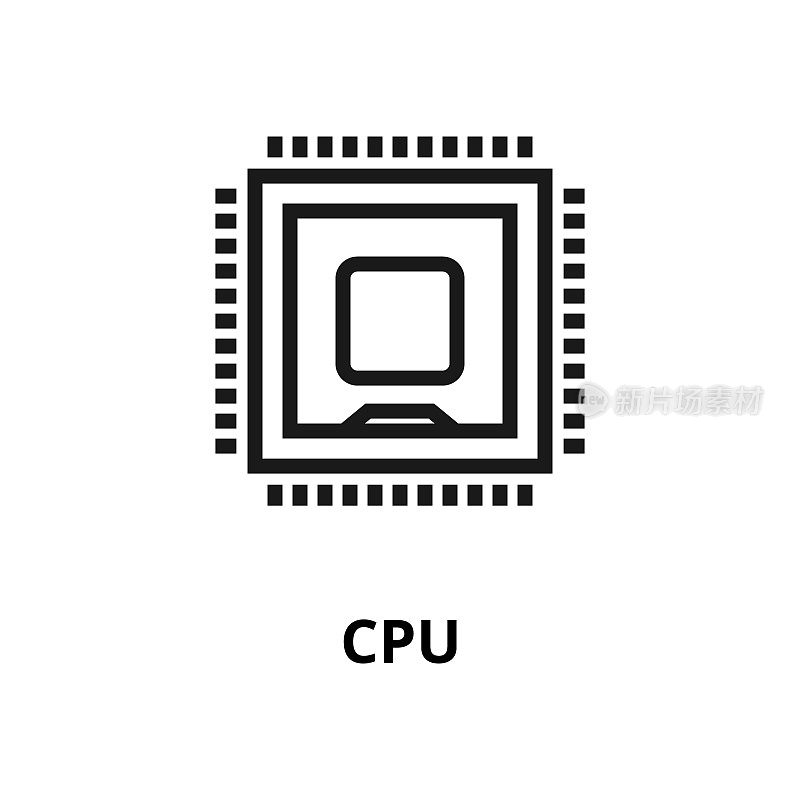 CPU行图标