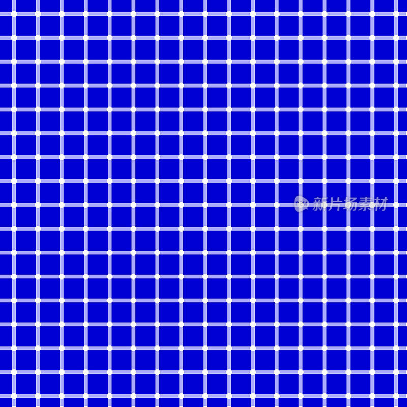 无缝的光学错觉-蓝色背景和白点