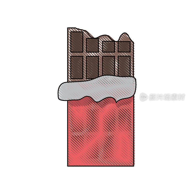 巧克力棒图标形象