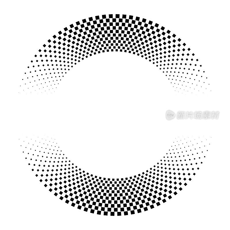 双色调方格图案在两个拱门，留下中间复制空间