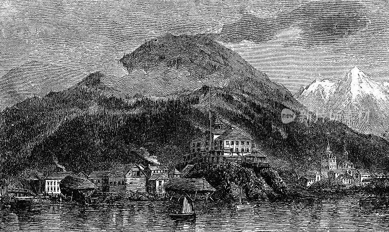 美国阿拉斯加州的锡特卡城——19世纪