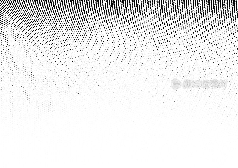 黑色曲线渐变图案