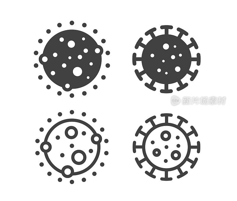 冠状病毒-插图图标