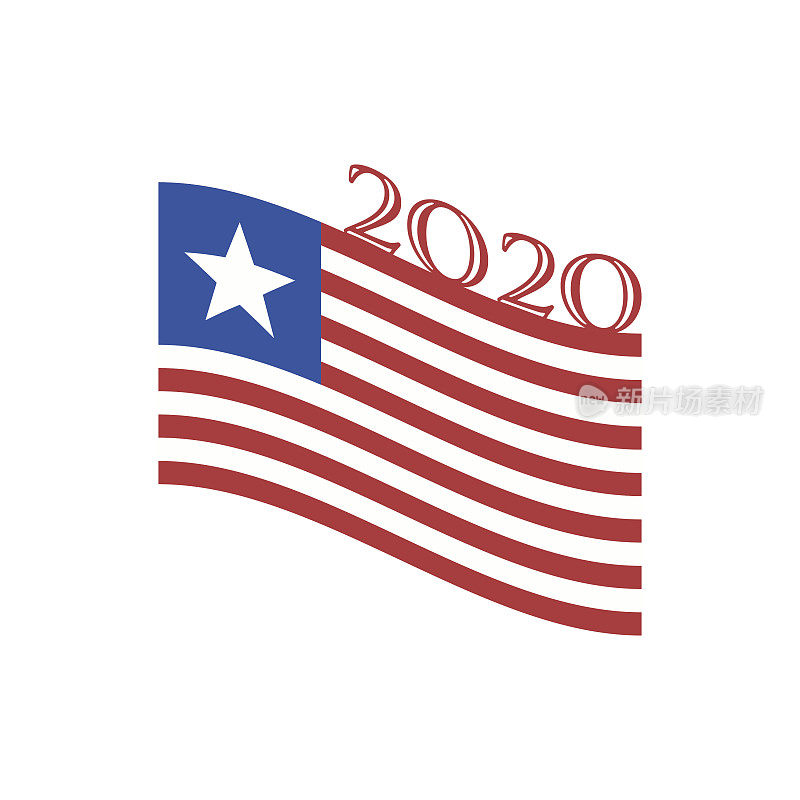 美国2020年大选设计元素