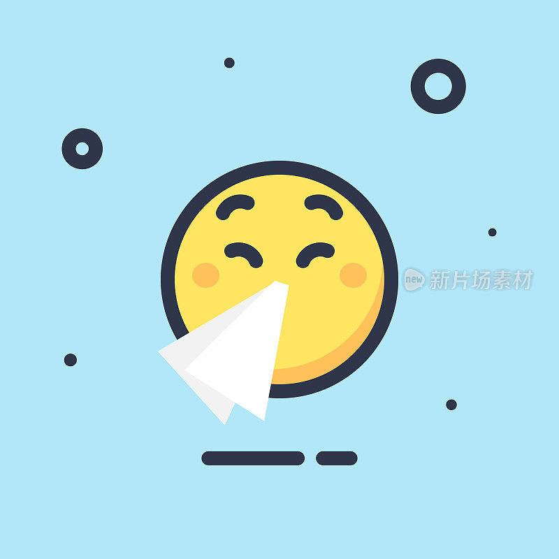 Emoticon平面设计颜色背景