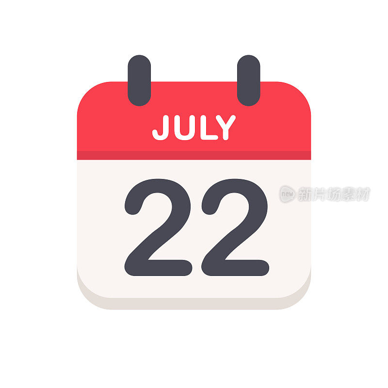 7月22日-日历图标