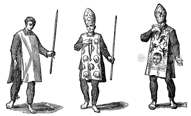 16世纪西班牙宗教裁判所异教徒穿的三件圣贝尼托