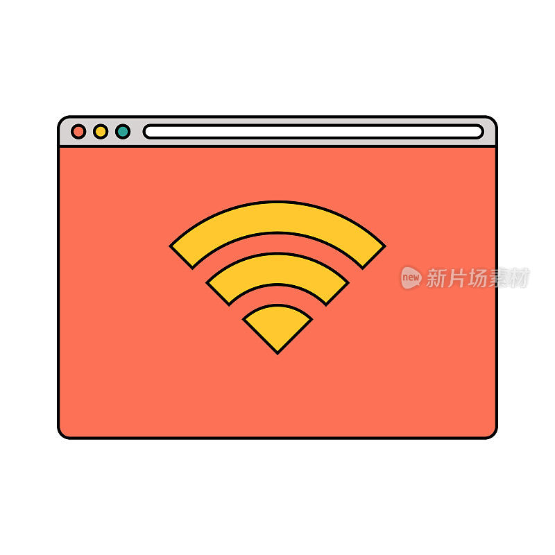 网络浏览器wifi符号